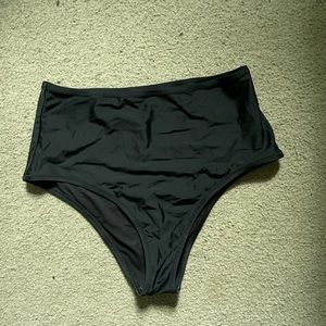 full coverage high waisted bikini bottom